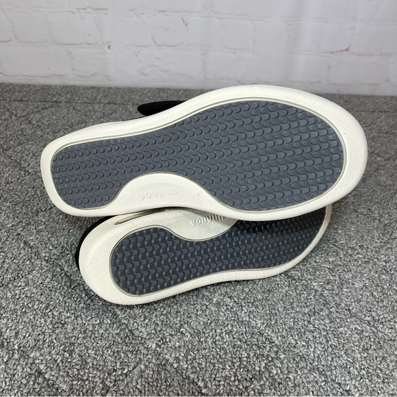 YOUYUN Unisex Men 7.5 Women 8.5 Black Breathable Diabetic Ortho Shoes NEW - Picture 6 of 8